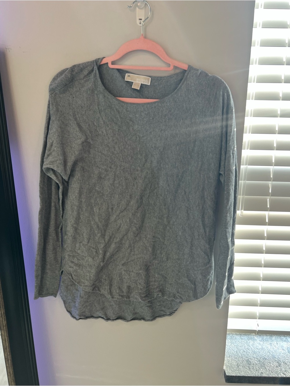 Michael Kors Soft Gray Top – Size Medium